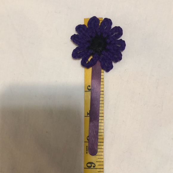 Flower bookmark Handmade crochet - Picture 6 of 9